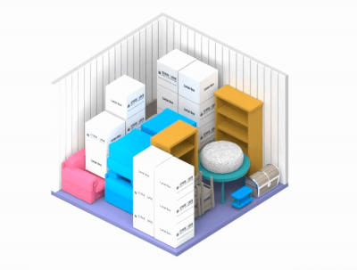 100 sq ft Storage storage unit