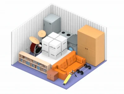 185 sq ft Storage storage unit
