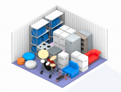 225 sq ft Storage storage unit