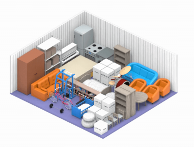 450 sq ft Storage storage unit